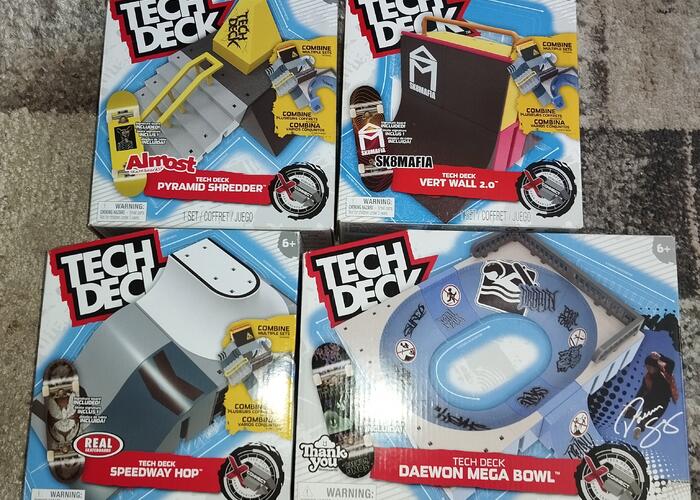 Grajewo ogłoszenia: Sprzedam 4 komplety tech deck