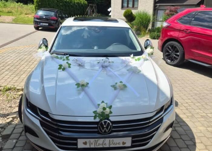 Grajewo ogłoszenia: Sprzedam bardzo ładny komplet dekoracji ślubnej na auto...